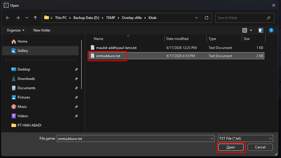 Langkah 2